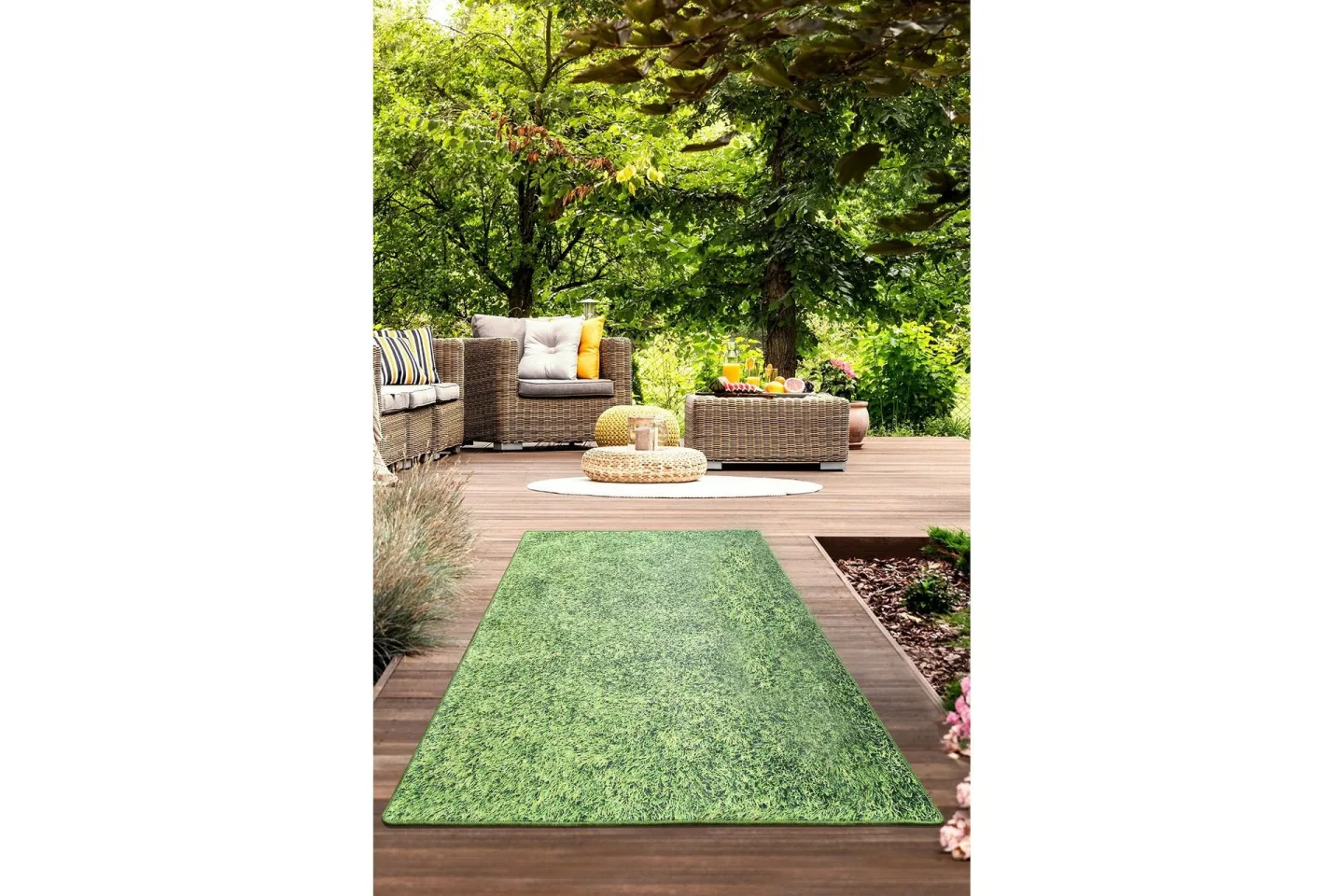 Ahihia Entrematta 100x300 cm - Flerfärgad/Sammet
