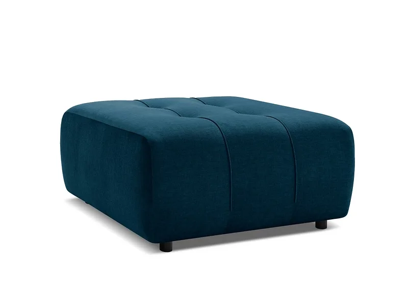 Hocker BOBOCHIC ARSENE 100x100x45cm samt blau