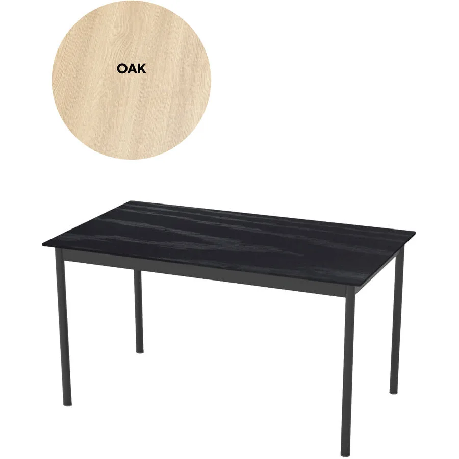Tisch Perri Eiche MDF/Melaminfolie B 140 T 75 cm