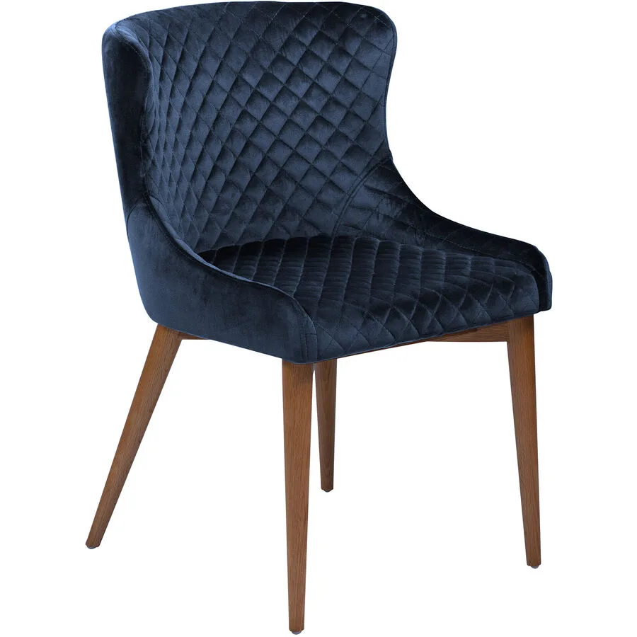 DAN-FORM Stuhl Vetro blue Samt