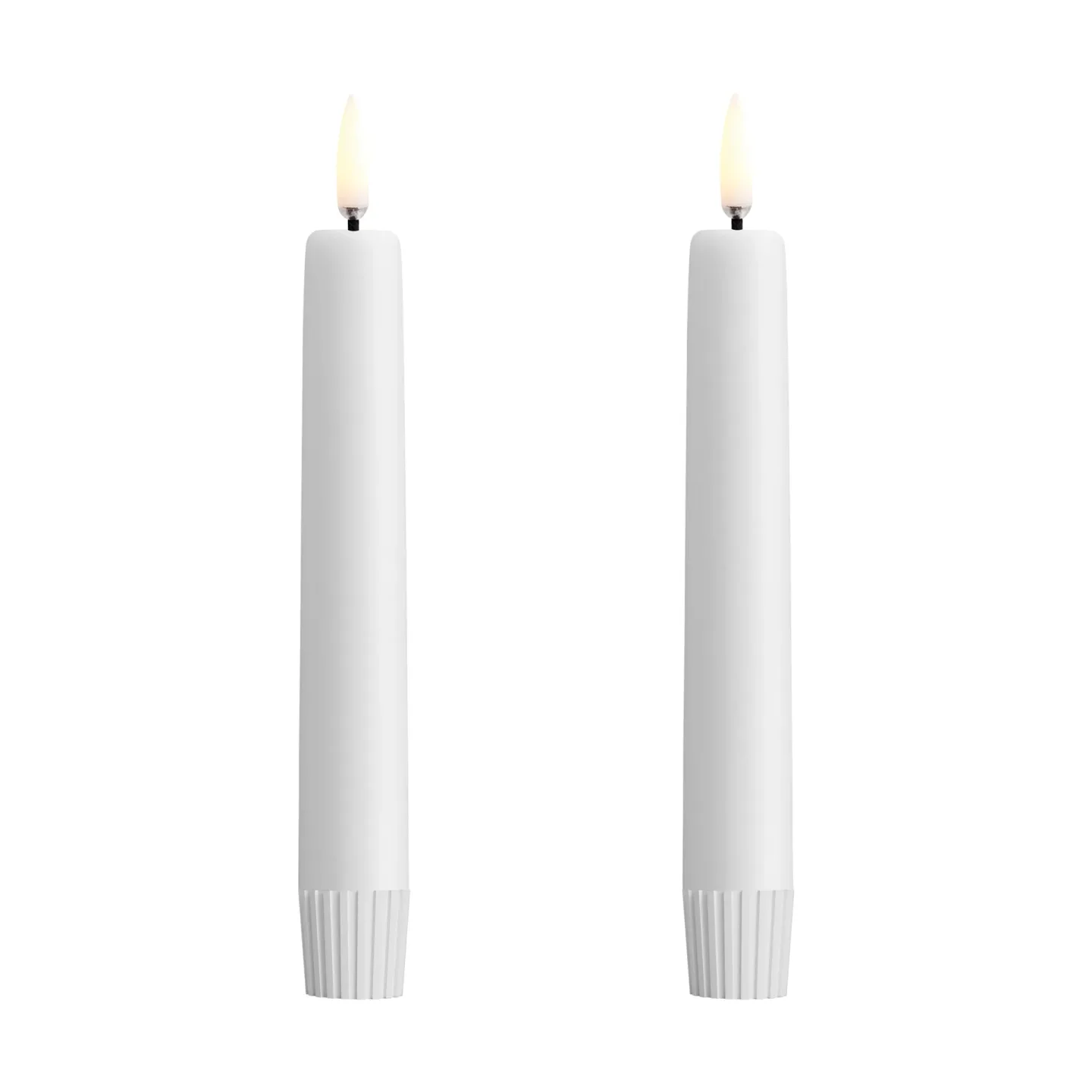 Uyuni Lighting Uyuni LED Stabkerze weiß 2er Pack Ø2,3 x 16,4cm
