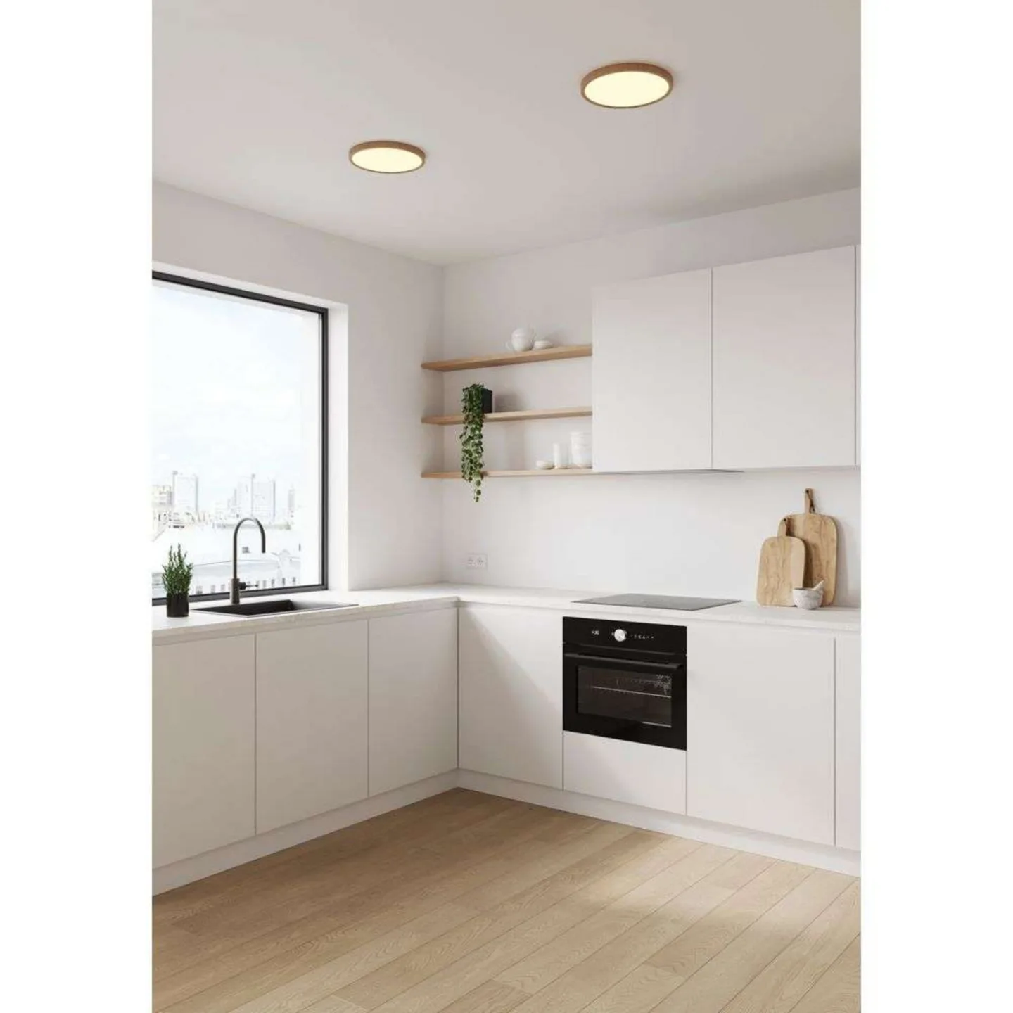 Oja 29 Taklampe IP20 2700K Step Dim Wood - Nordlux - Stue - Plast