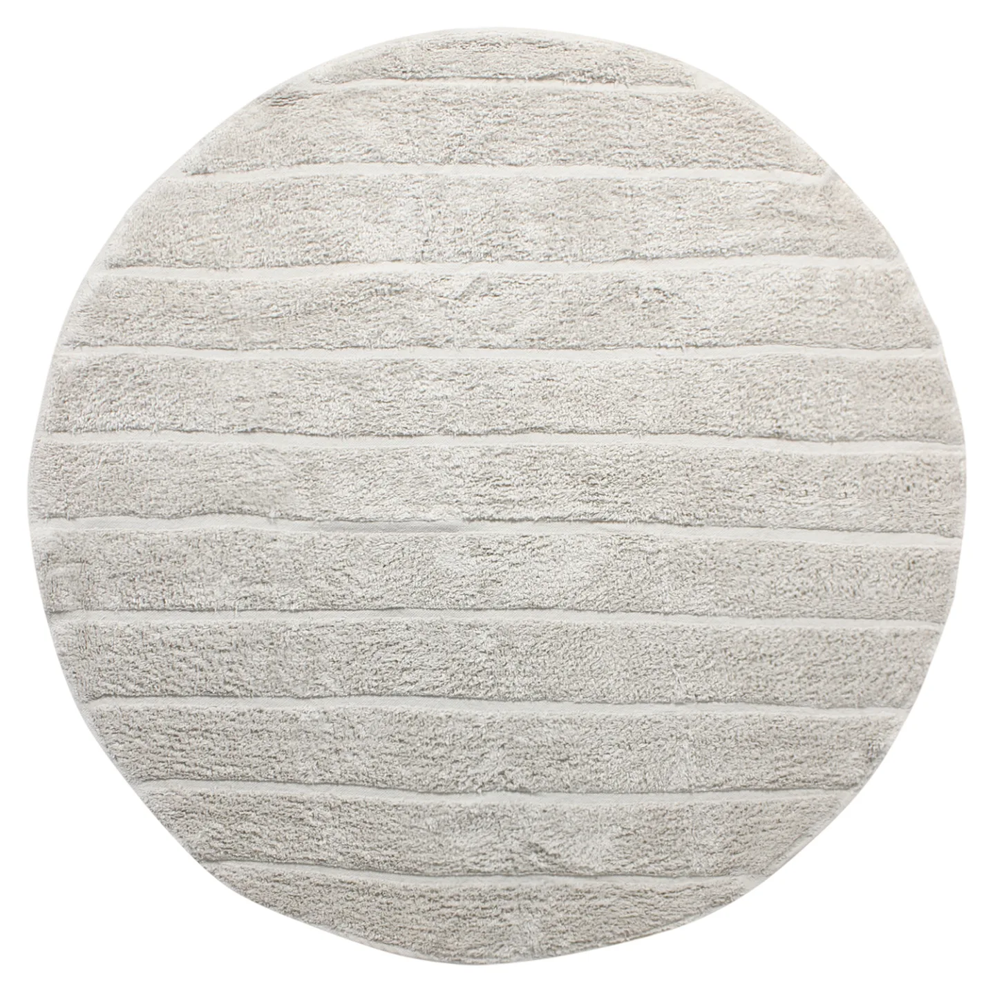 Runde tepper - Willow Natural Cotton Shaggy (greige) (Størrelse: Ø 200 cm)