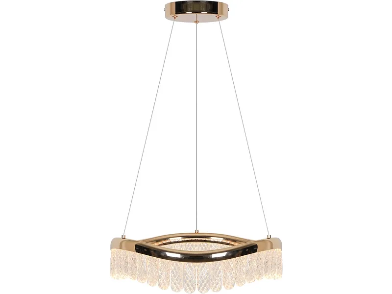 Hängelampe ALINA LED 40x120cm 25W durchsichtig