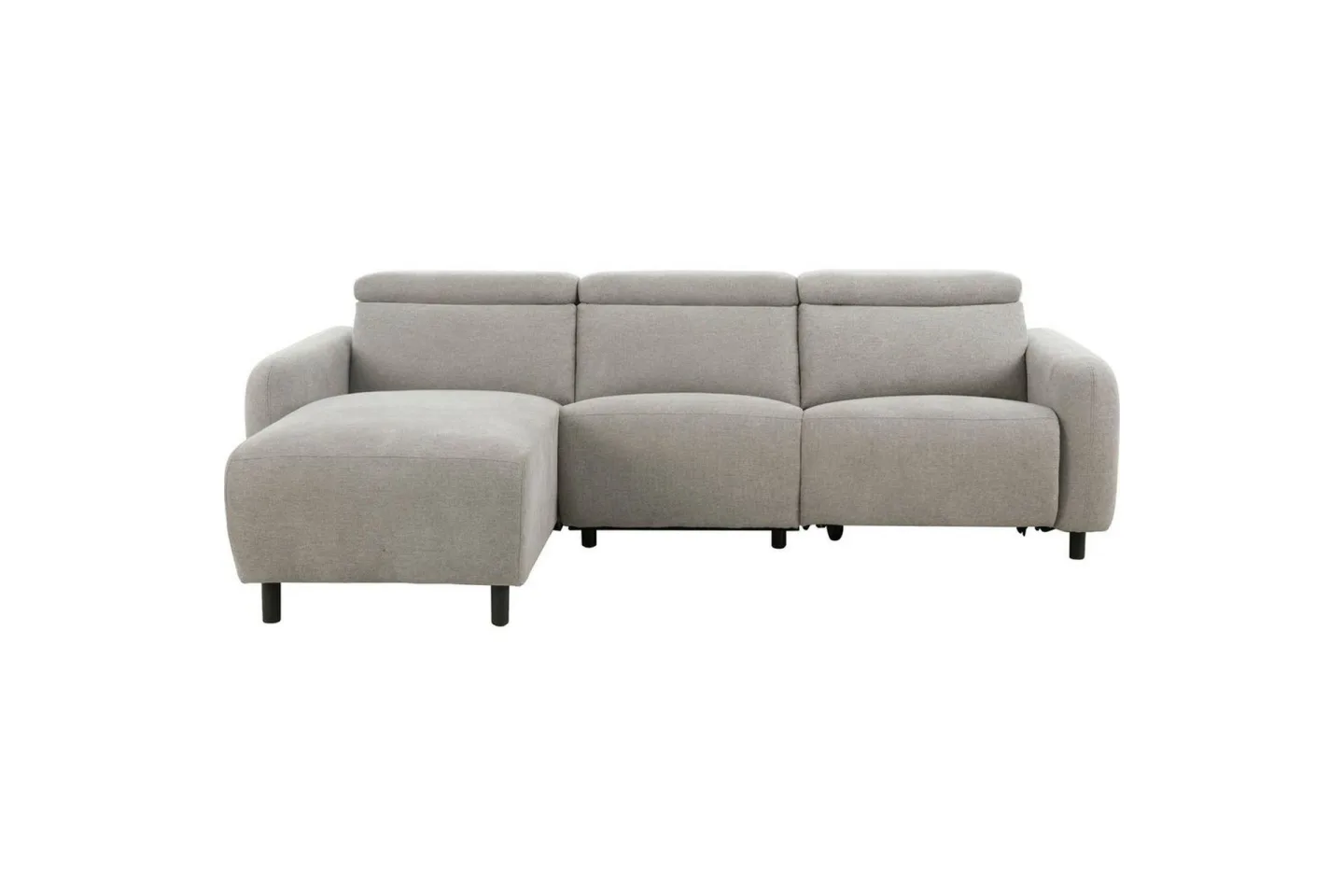 Reclinersoffa med hörn Loft24 Skaane Reclinersoffa 3-sits Grey Manchester -