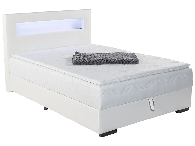 Kastenbett CRUSH weiss 140x200cm flexibel