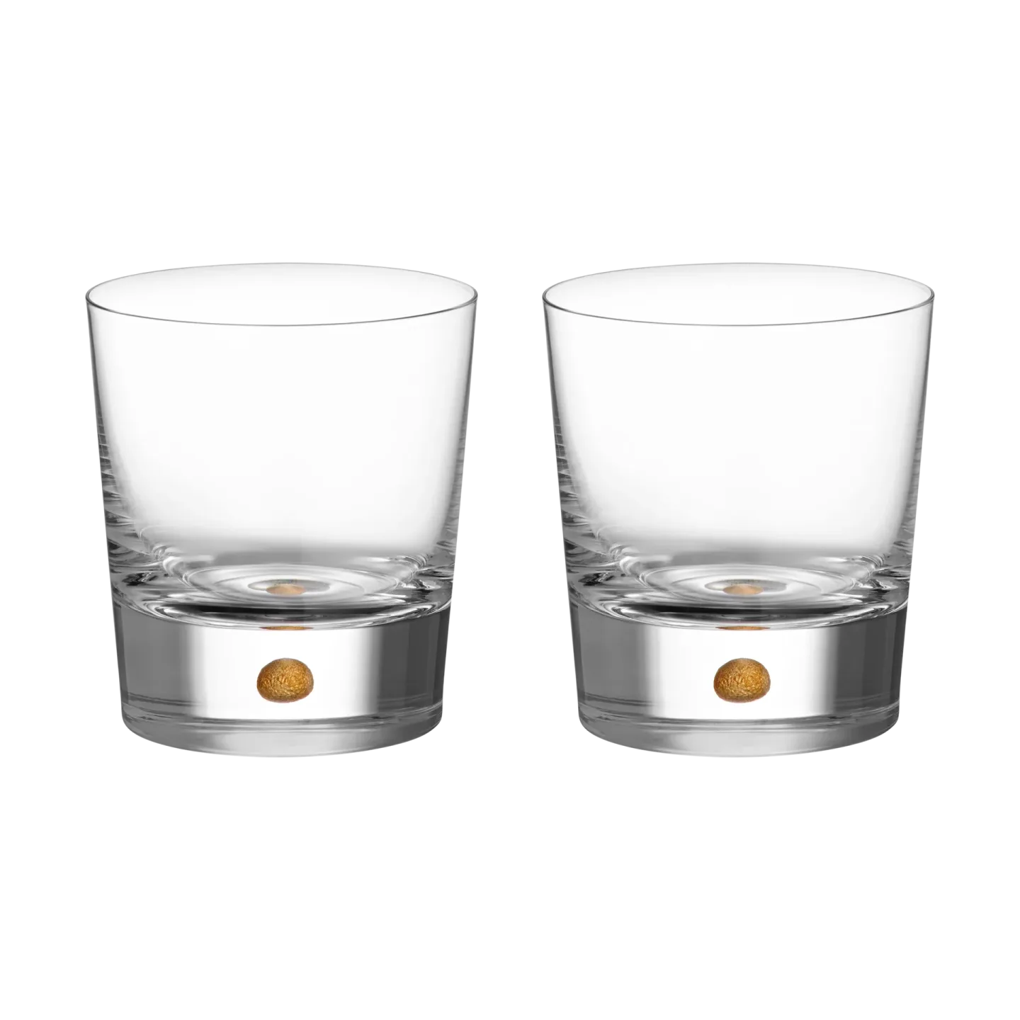 Orrefors Intermezzo double old fashioned 40 cl 2er-Pack Gold