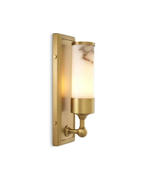 Valentine Wall Lamp Antique Brass
