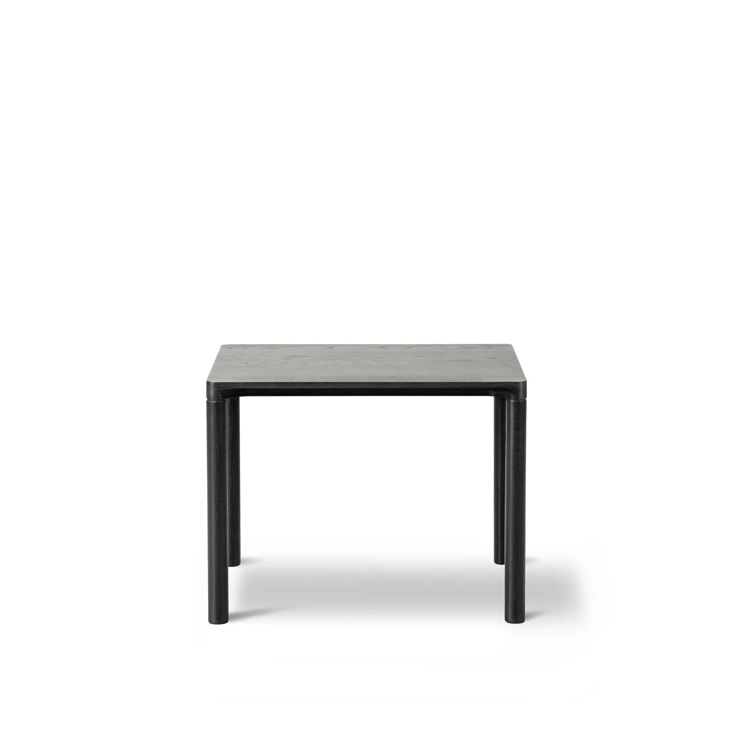 Fredericia Furniture - Piloti Table, 46,5 x 39 cm, Svartlackerad ek - Soffbord - Hugo Passos