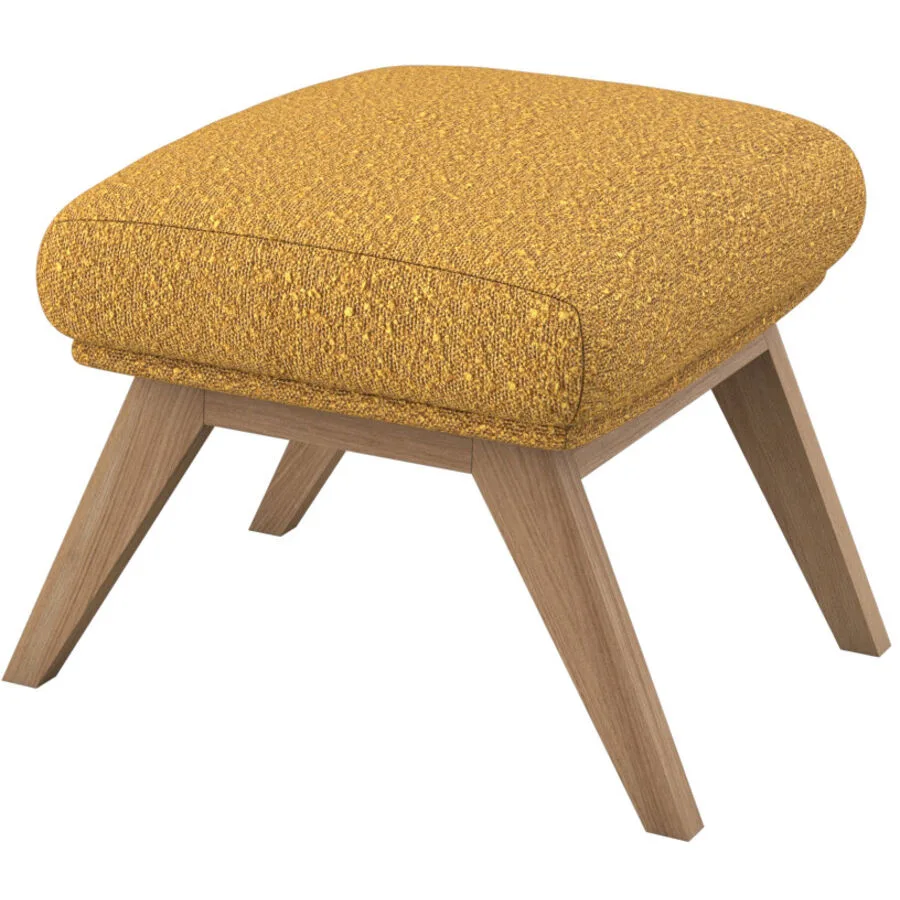 Hocker Halani senf Stoff B 41 T 54 H 41 cm