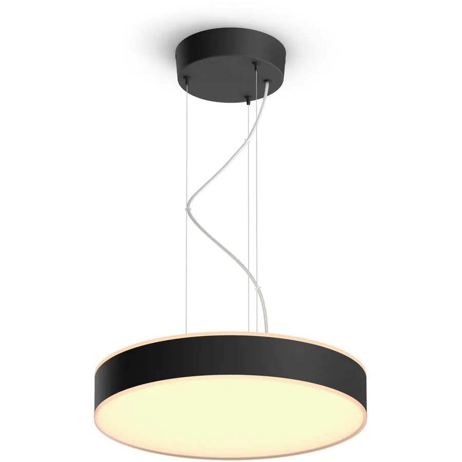 Hue Enrave Pendelleuchte White Amb. Black - Philips Hue - Wohnzimmer - Modern - Metall - Einflammig