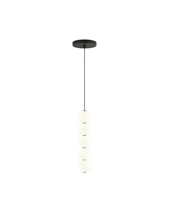 Orbet 5-Light Pendant Nightshade Black