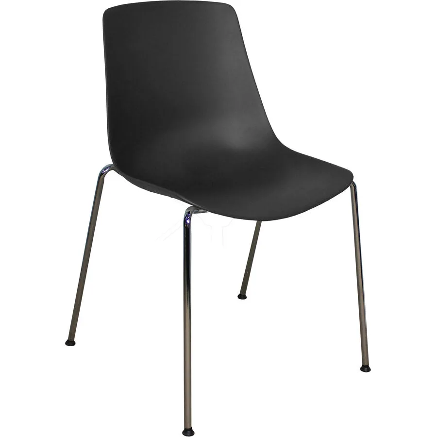 Bürostuhl Livio schwarz Polypropylen H 88 cm
