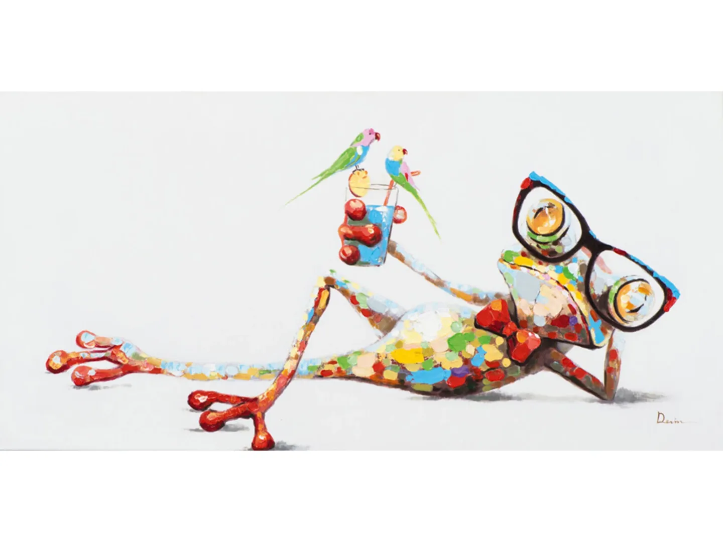 image LAND Bild Frosch mit Brille | Schubiger Möbel