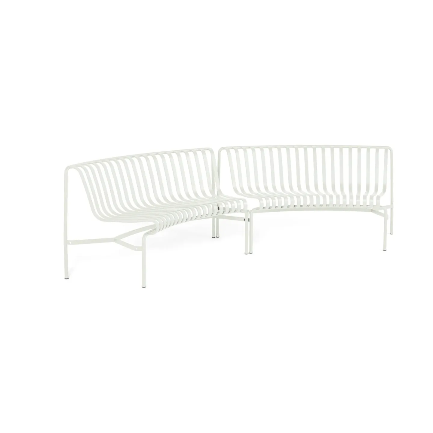 HAY Palissade Dining Parkbank in-in Cream white