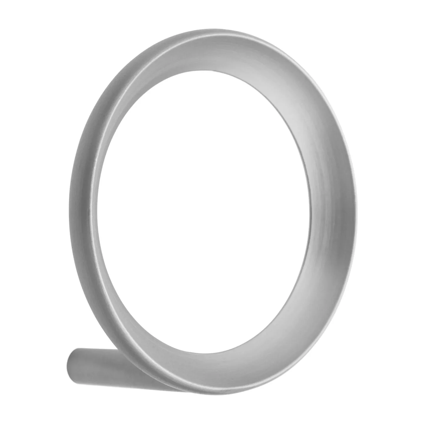 Normann Copenhagen Loop Haken medium Ø 7,8 cm Brushed Zinc