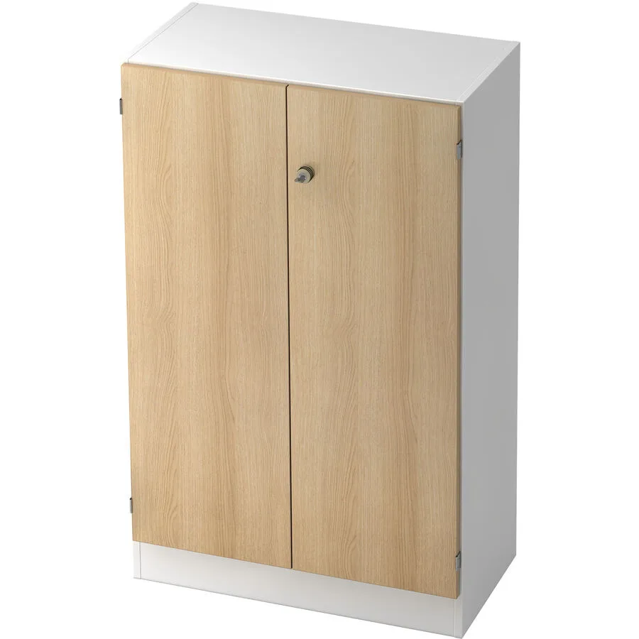 Aktenschrank Office Eiche Dekor Holzwerkstoff B 80 H 127 cm