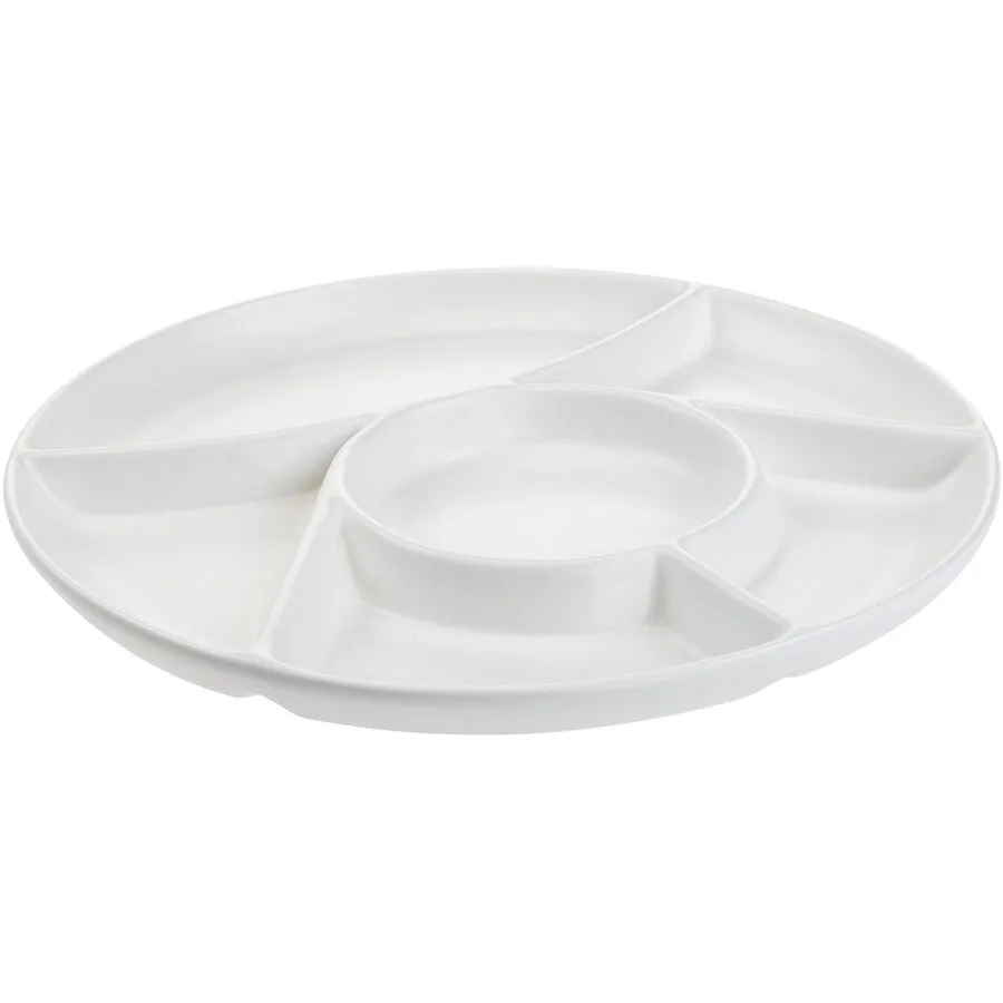 Teller-Set COCON Weiss matt Porzellan/Keramik D 22.5 cm