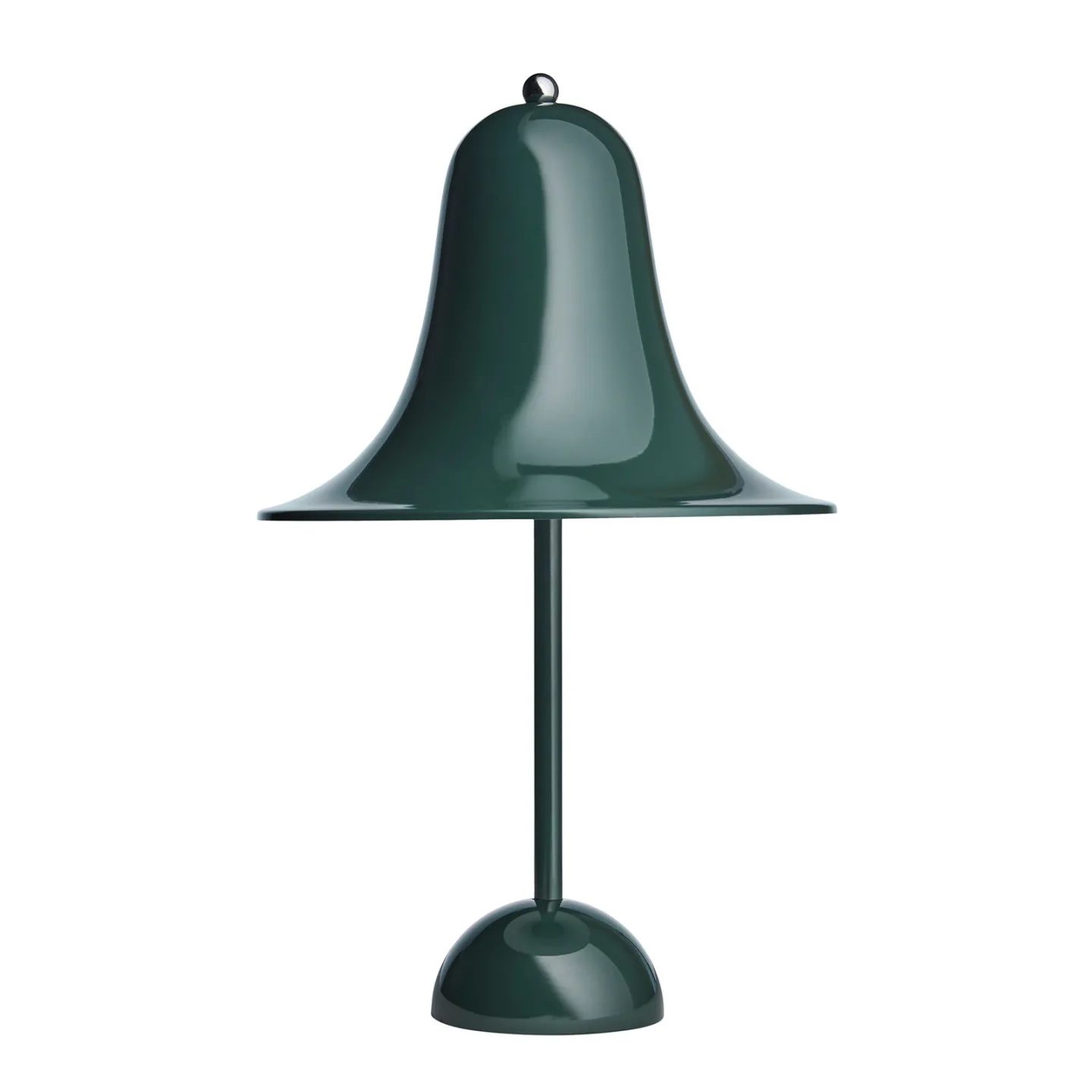 Pantop Bordlampe Ø23 Dark Green - Verpan - Stue - Design - Metal - Med skærm