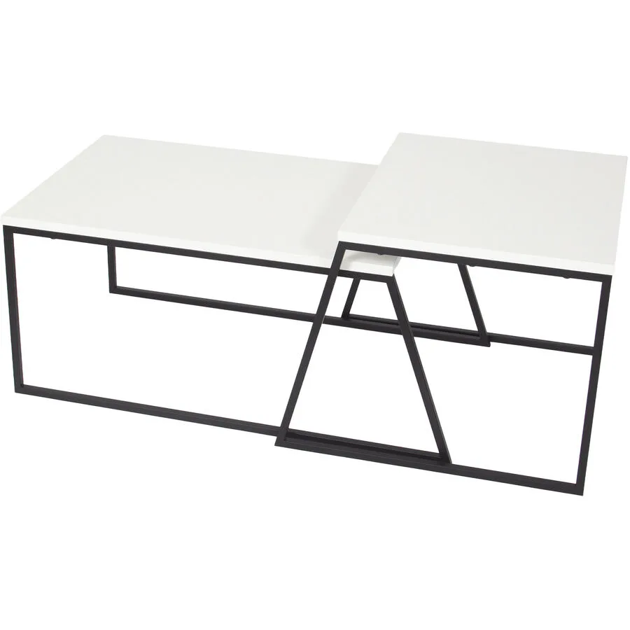 Yasam weiss Melaminbeschichtete Spanplatte B 88 T 50 cm