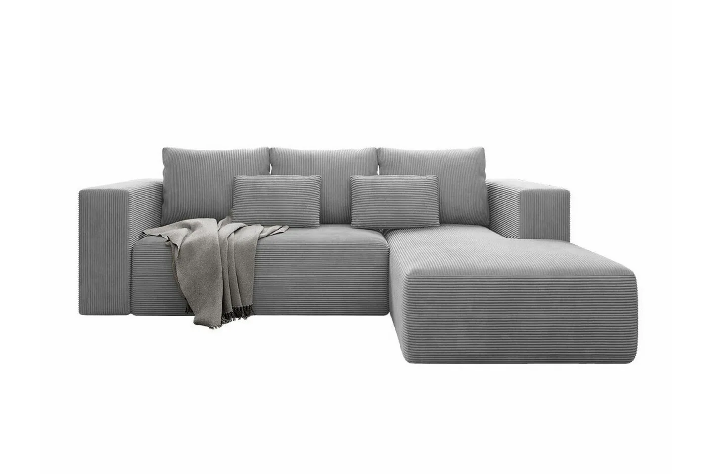 Listowel 3-sits Hörnbäddsoffa Light grey/Dark grey -