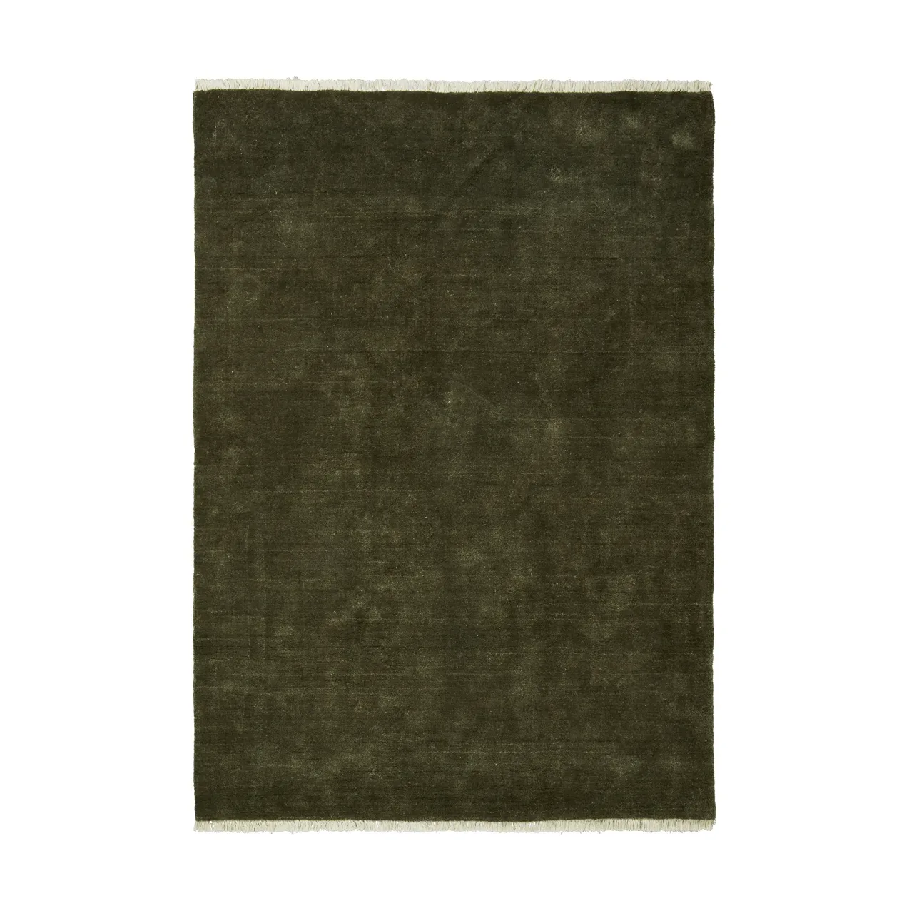 Ferm Living Firth Jute-Teppich Dark olive, 140x200 cm