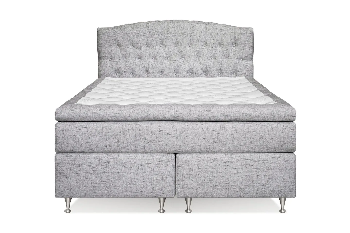 Belda Kontinentalsäng 160x200Medium - Ljusgrå