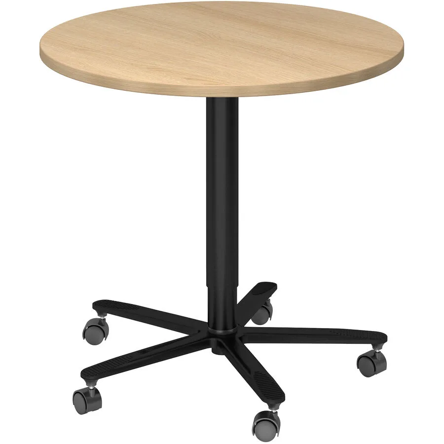Schreibtisch Office eiche Holzwerkstoff Höhenverstellbar B 80 T 80 cm
