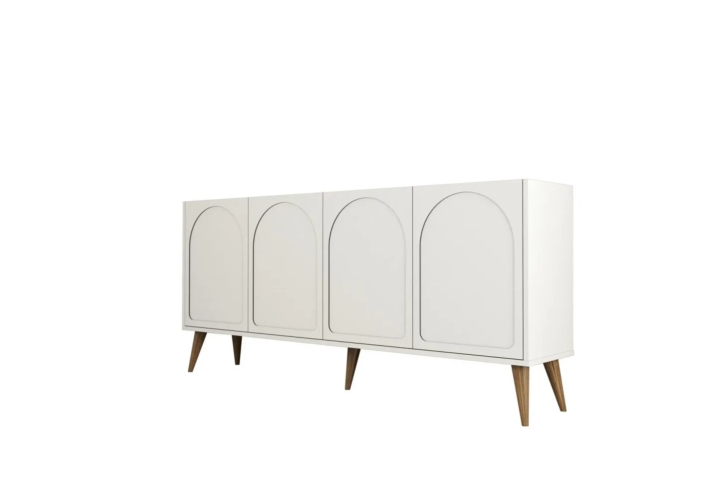 Hazim Konsollbord 180 cm - Cream/Valnöt