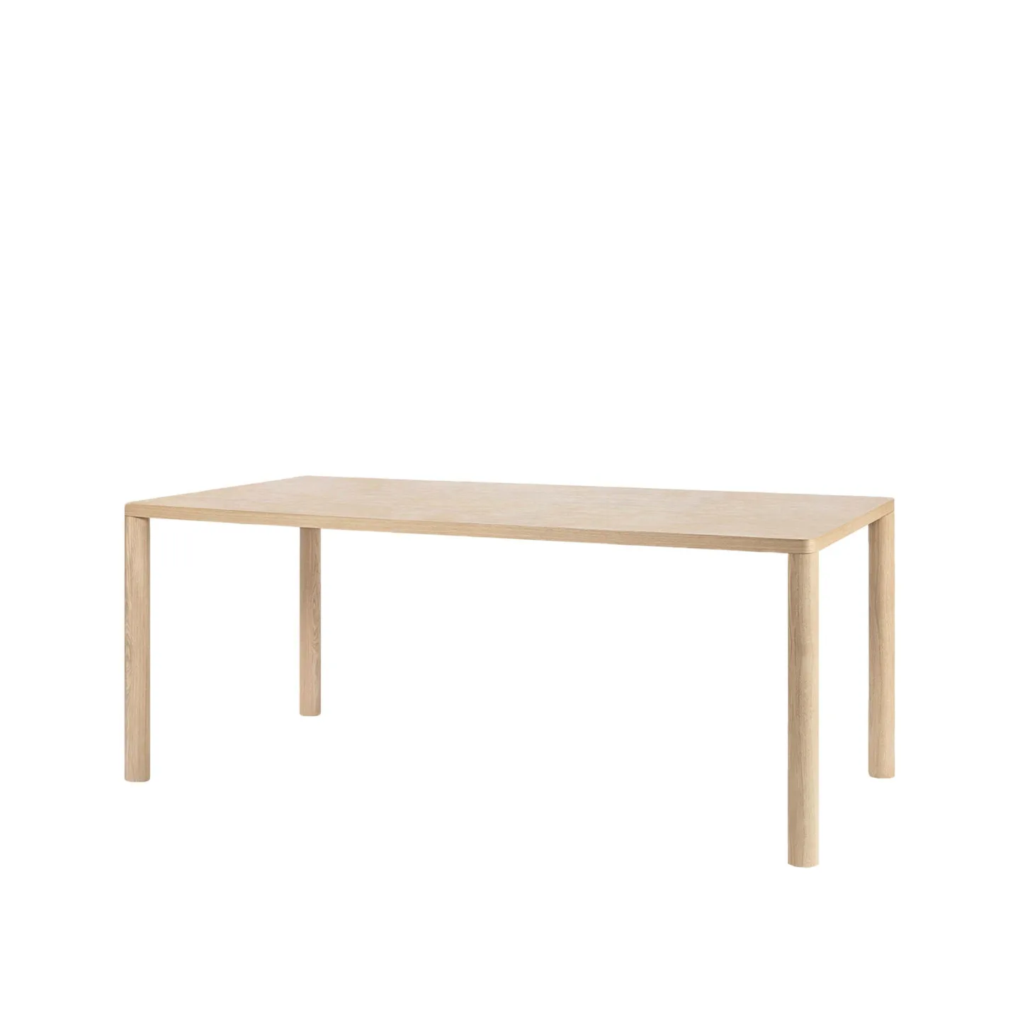 HEM - Log Table 180 cm - Natural - Matbord - Julien Renault - Träfärgad - Metall/Trä