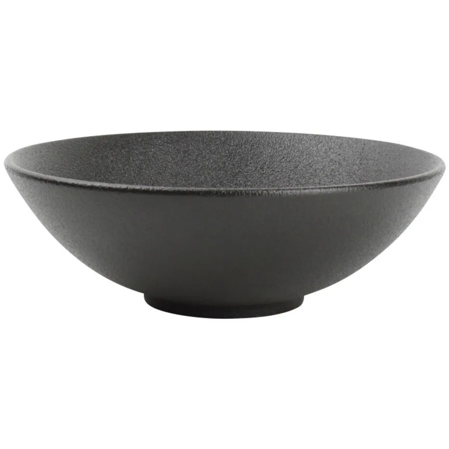 Schüssel Black Dusk Schwarz Porzellan 18 cm