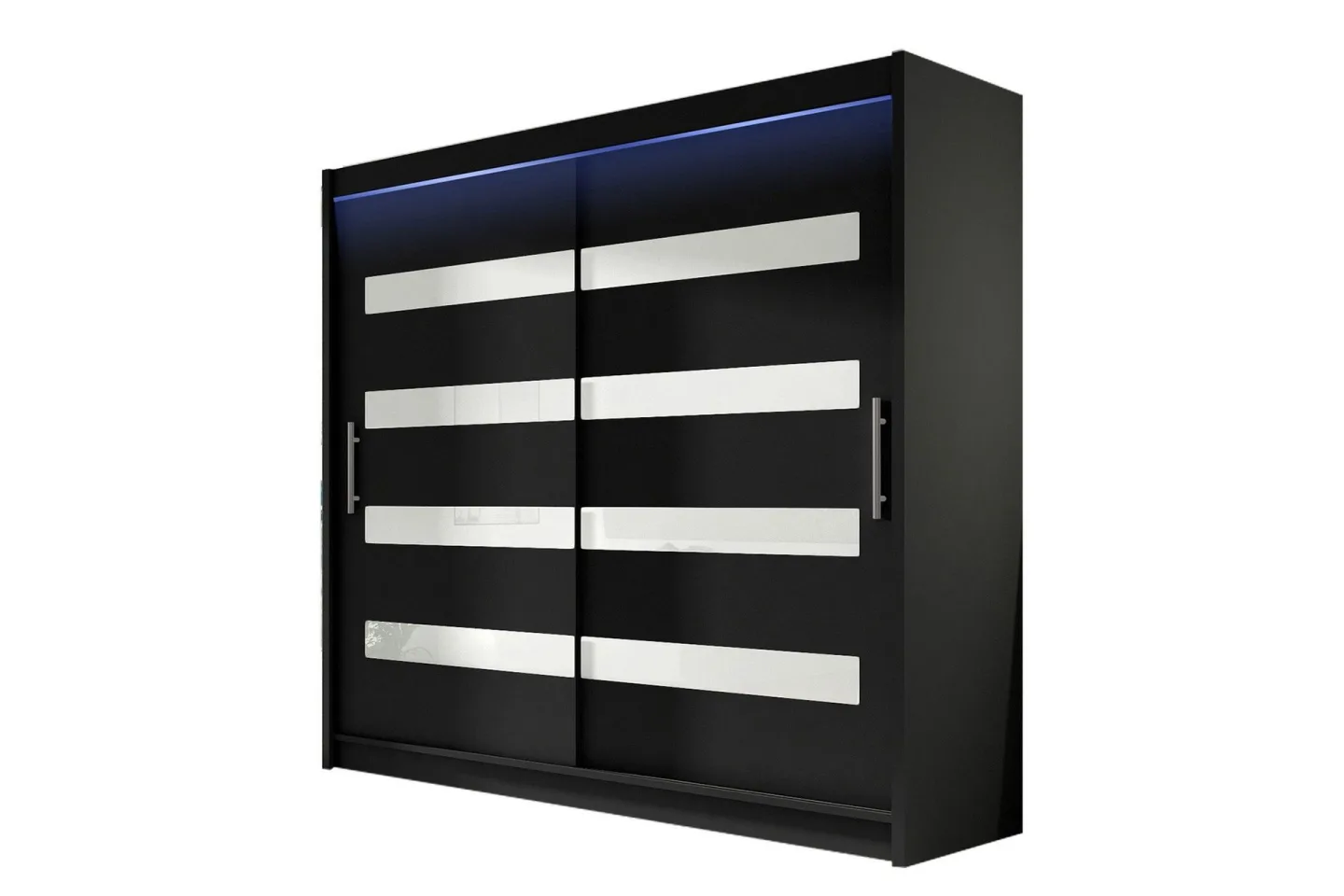 Prag Garderob 180x215 cm - Svart