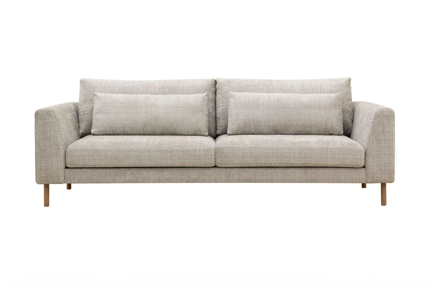 Florenz 3-sits Soffa i Chenille - Grå / Beige