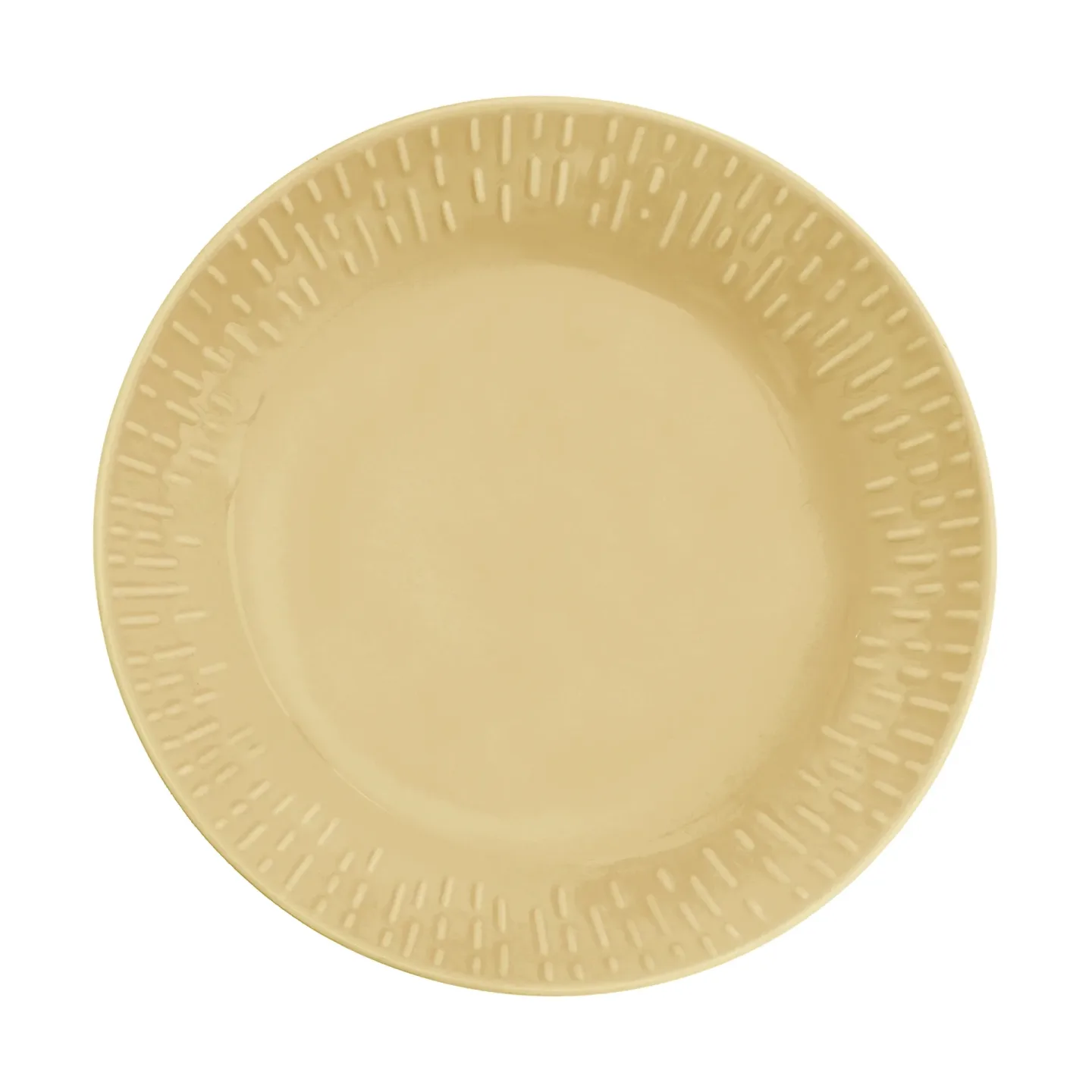 Aida Confetti Pastateller Mustard, Ø23 cm
