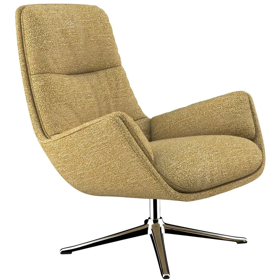 Sessel Halani senfgelb Stoff B 93 T 84 H 95 cm