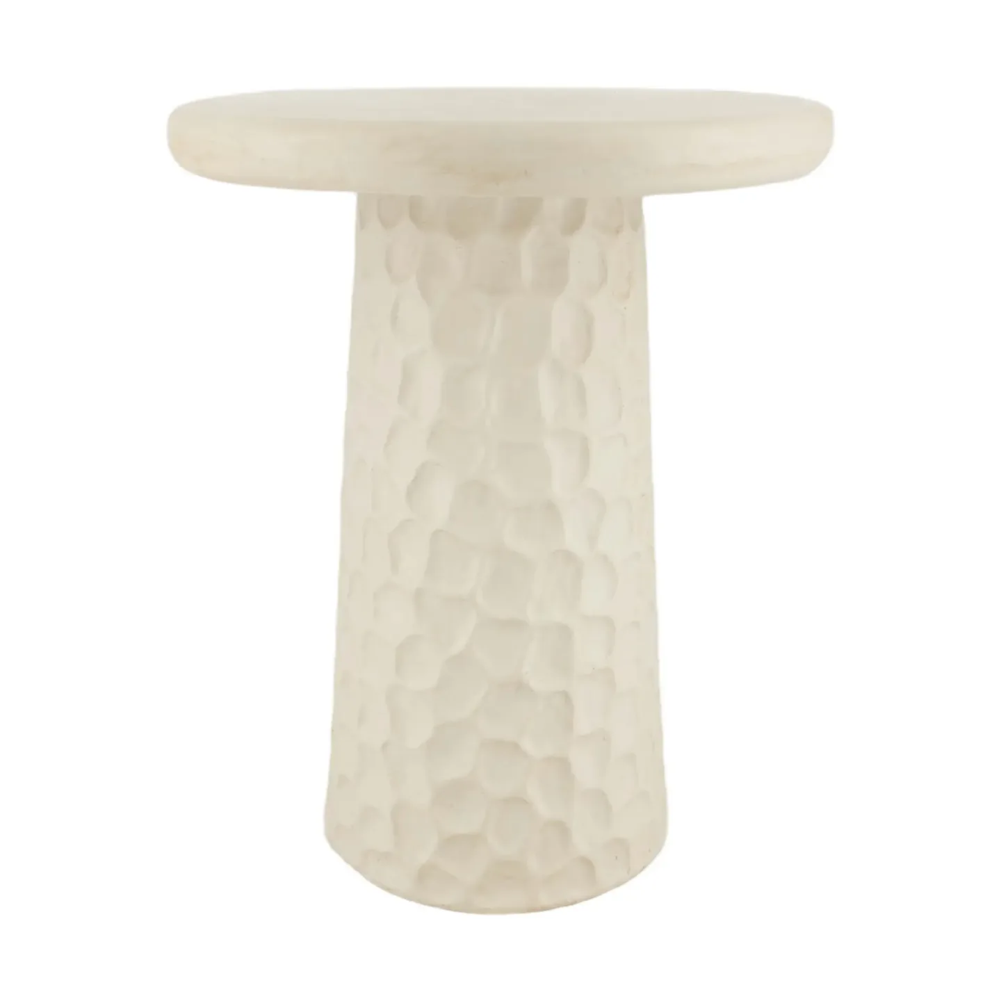 Decofinder Beistelltisch Magnesium, Weiss H: 48 cm | Schubiger Möbel