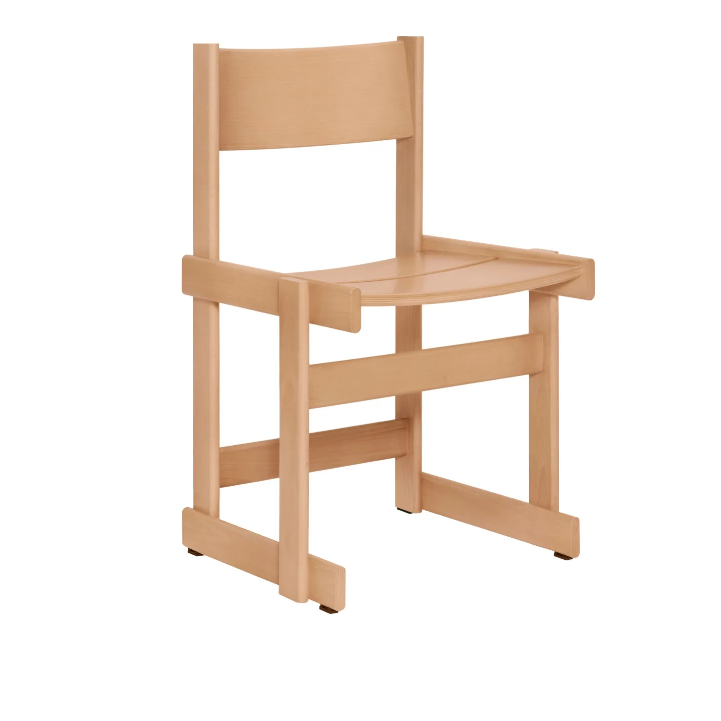 HEM - Bullnose Chair Natural - Matstolar - Träfärgad - Trä