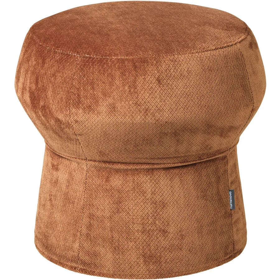 Hocker Kai Orange Stoff 50 cm 45 cm