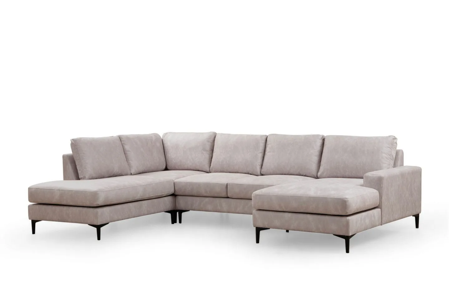 Dalima Bäddsoffa m. Divan 3-sits - Mörkgrå