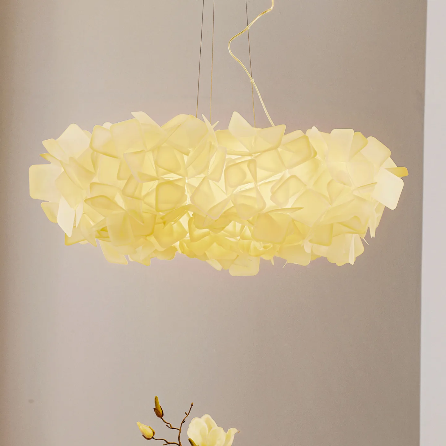 Clizia Pendel L Hvid - SLAMP - Stue - Design - Plastik