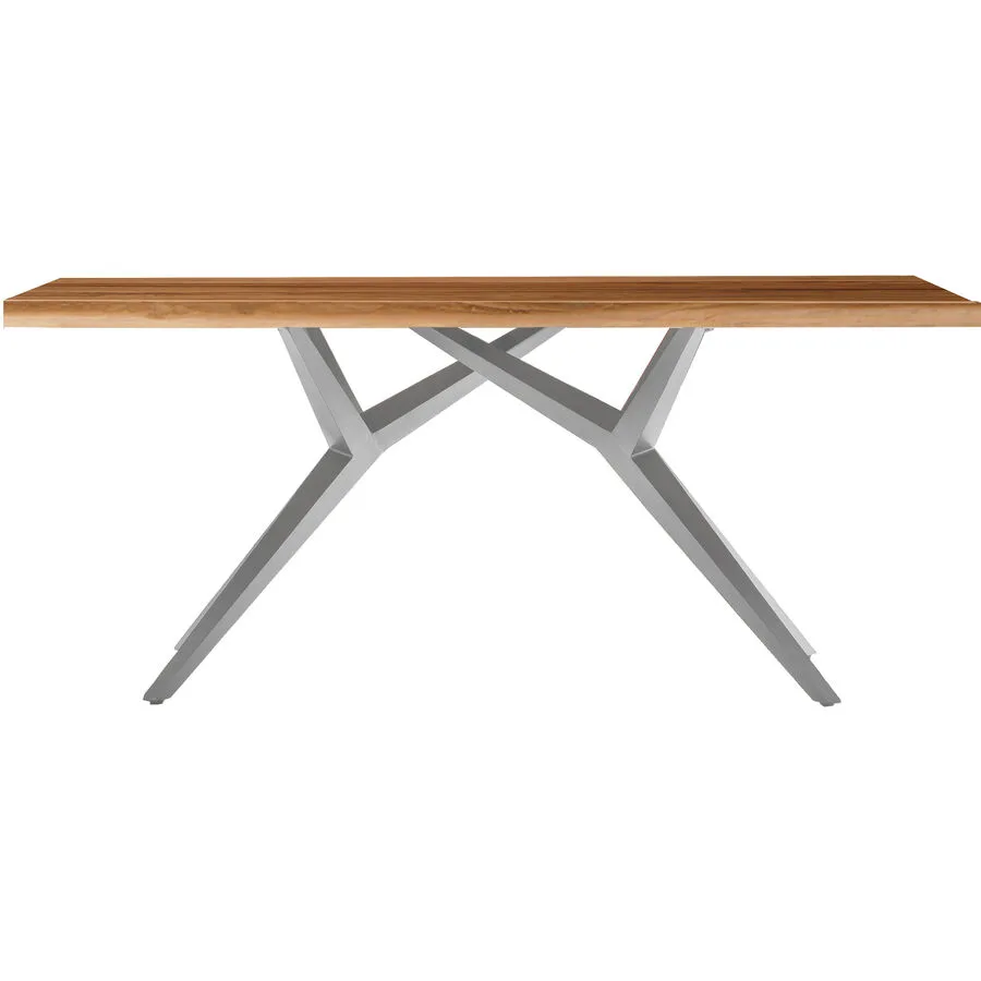 Esstisch Gordon Natur Teak Massivholz B 220 T 100 cm