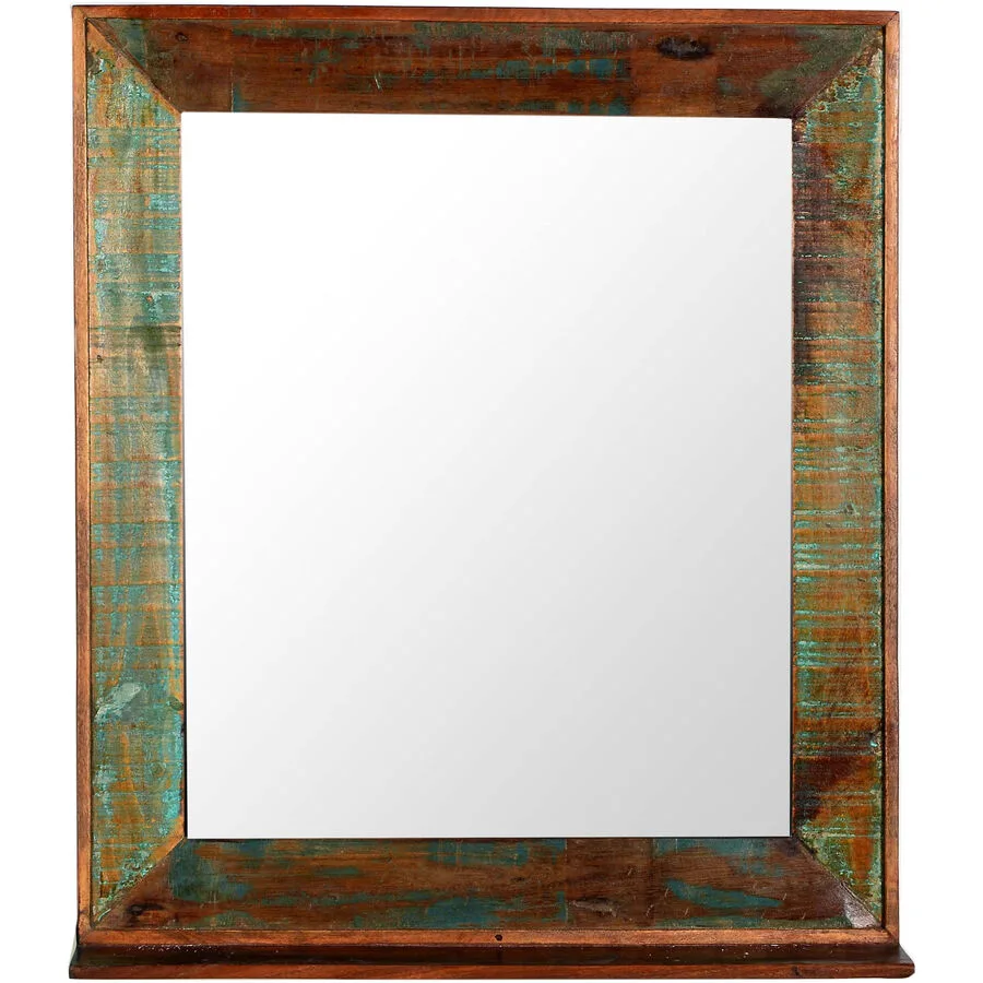 Wandspiegel South Mehrfarbig Holz 68 cm 79 cm