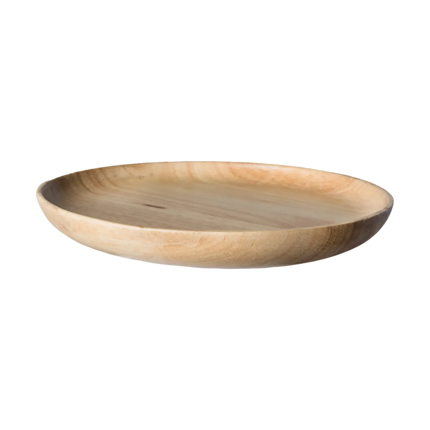 ERNST Ernst Holztablett Gummibaumholz, Ø16,5 cm