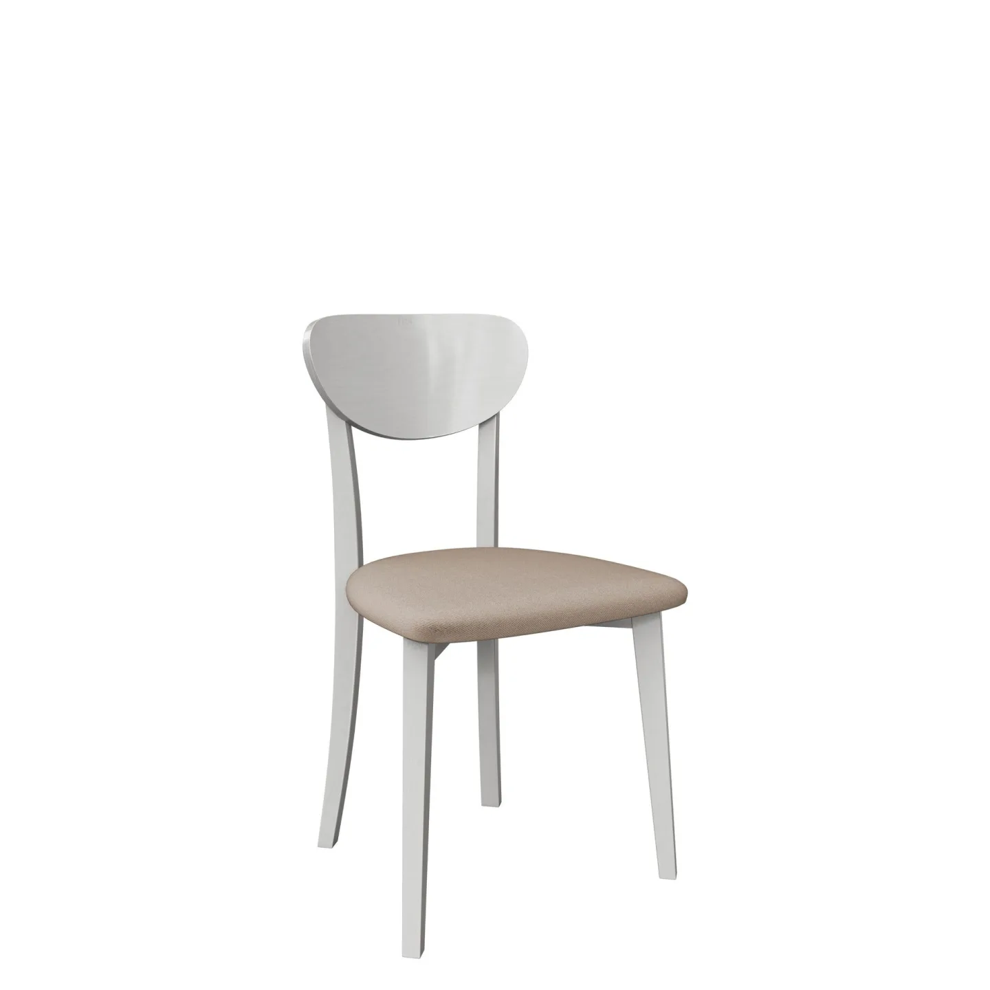 Esher Matstol - vit, beige