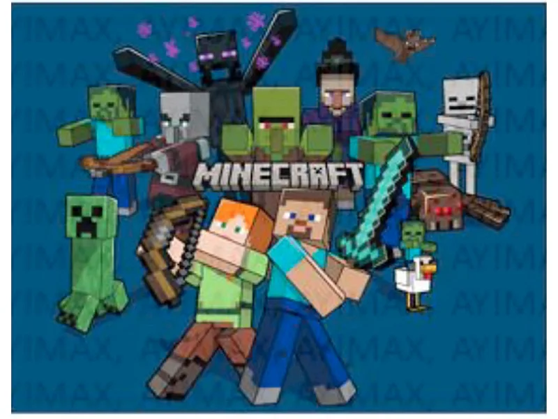 Kinderteppich MINECRAFT 45x70cm