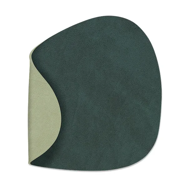 LIND DNA Nupo Glasuntersetzer curve doppelseitig 1 St. Dark green-olive green