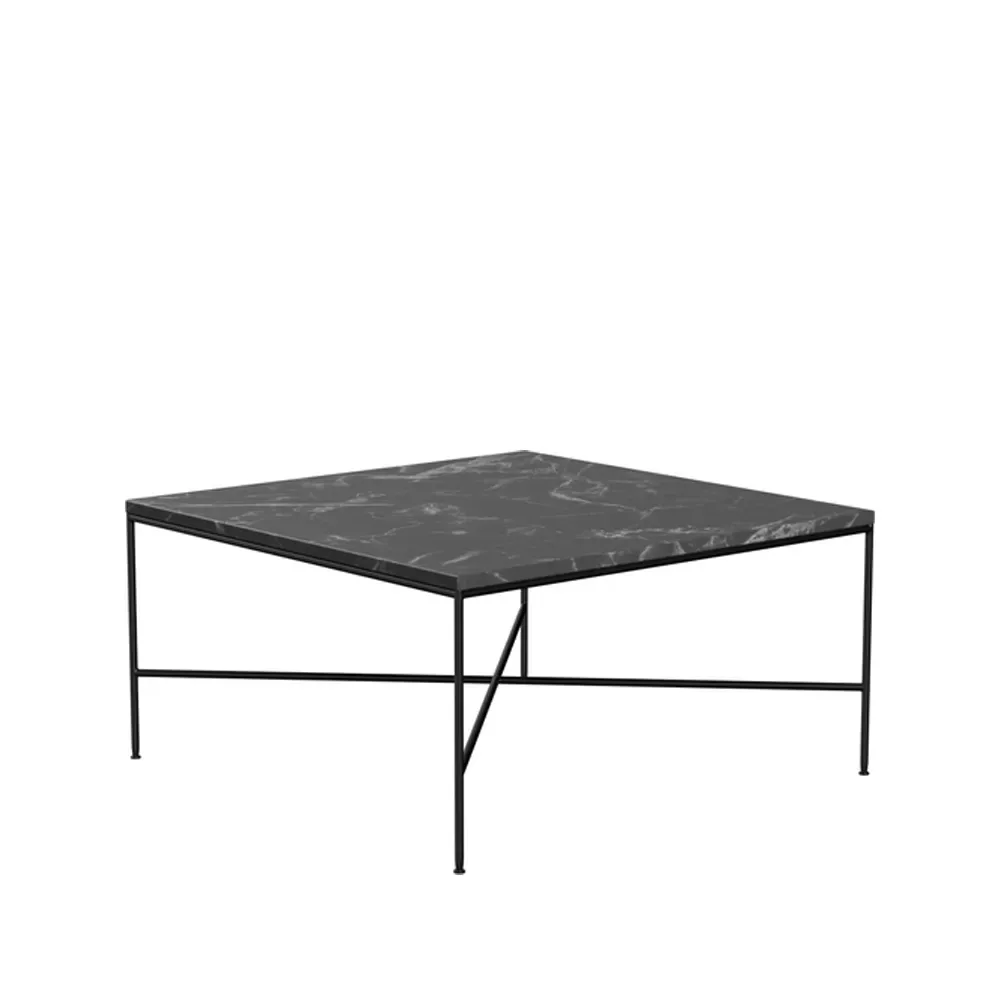 Fritz Hansen Planner MC320 Couchtisch Marble charcoal-black