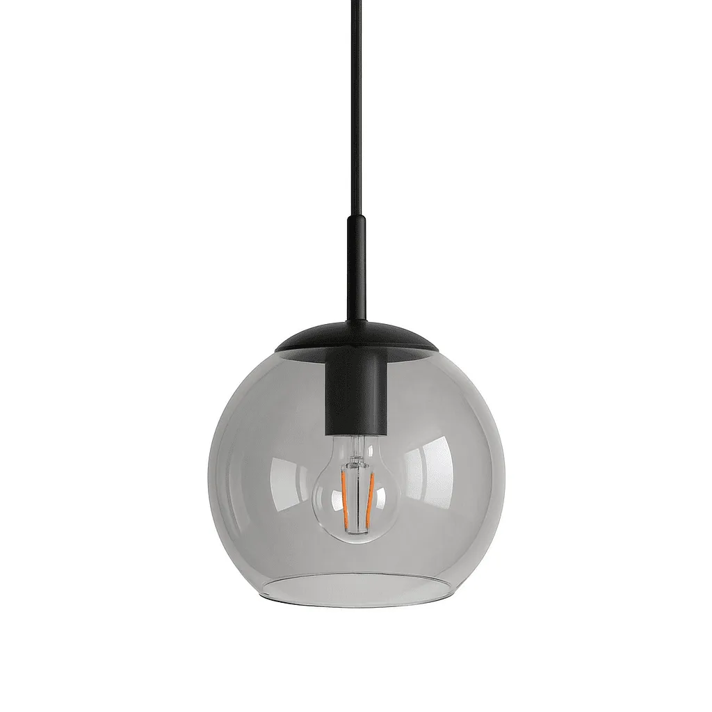 Nordic Lighting - Globi Ø15 - Fönsterlampa - Svart/Rökfärgad