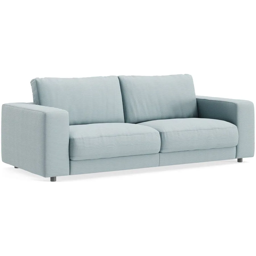 Sofa Ava Bezug: 88% Polyester, 12% Polyacryl light blue B 230 T 107 cm - Möbel Konfigurator: Traummöbel individuell zusammenstellen