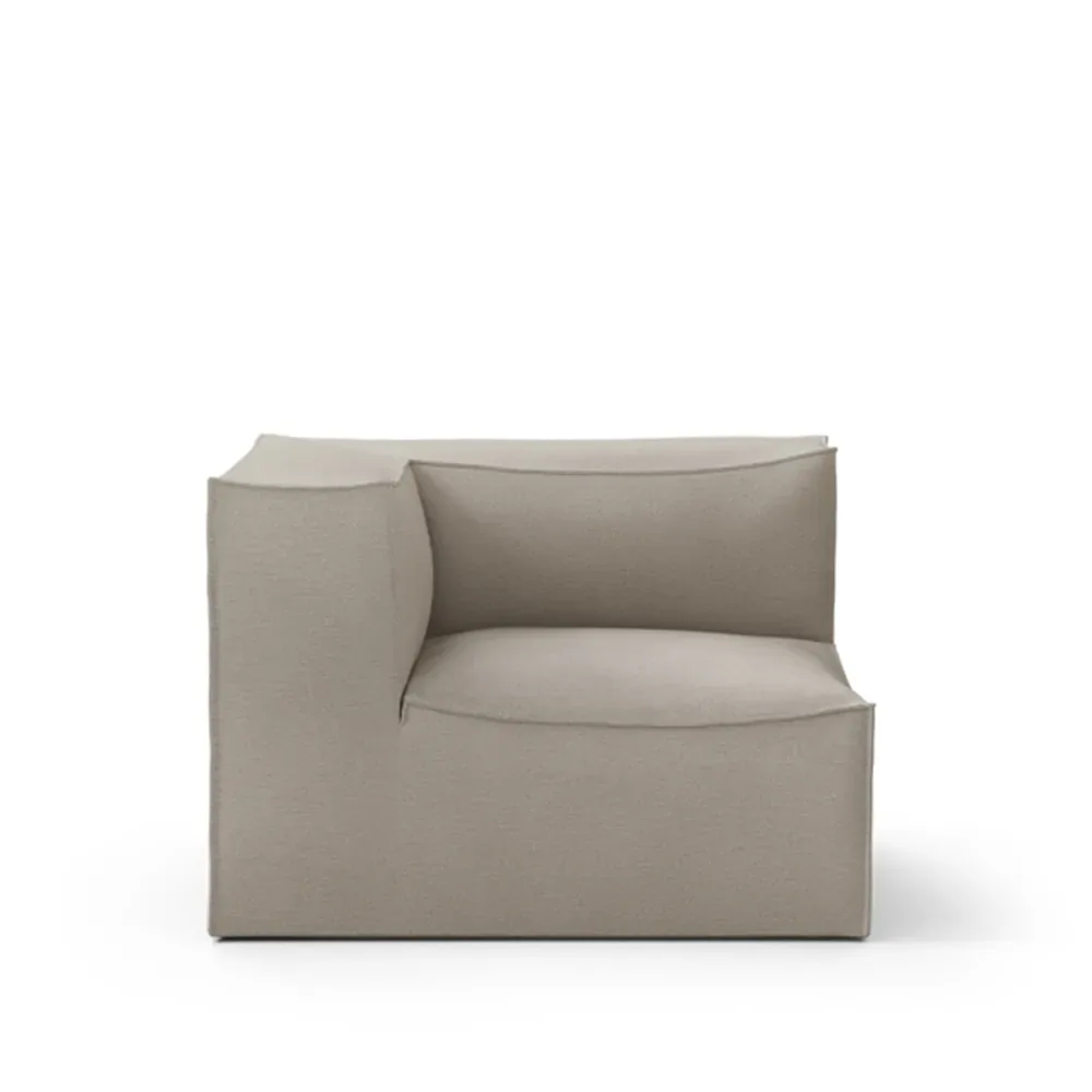 Ferm Living Catena Modulsofa Stoff cotton linen natural, connect corner 200
